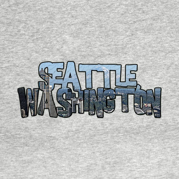 Seattle, Washington (Seattle & Mount Rainier) by gorff